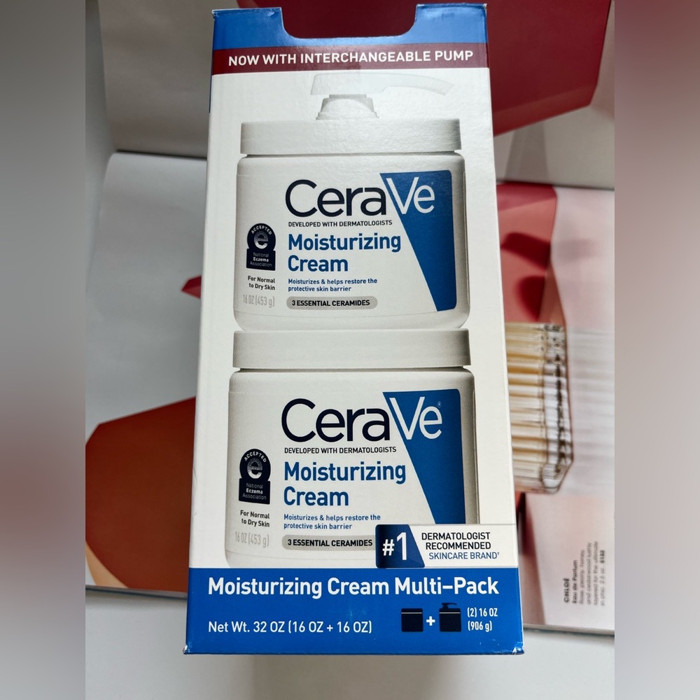CeraVe Moisturizing Cream For Normal To Dry Skin - 16oz+16oz+pump